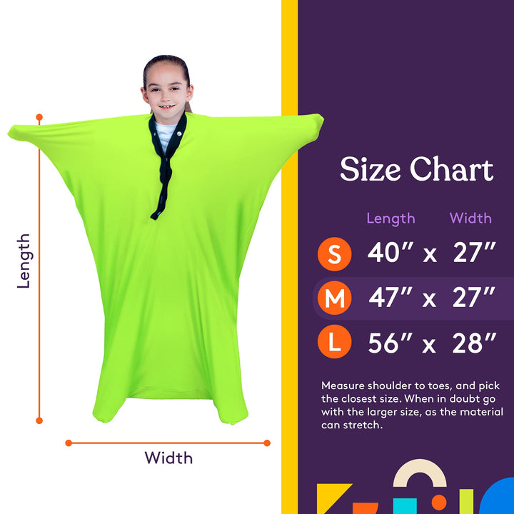 Special Supplies GREEN Sensory Body Sock Full-Body Wrap