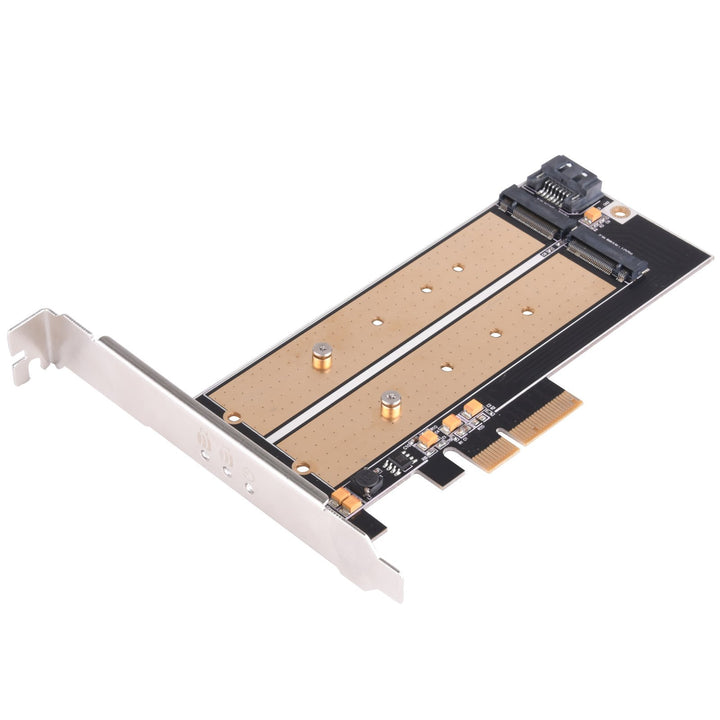 M.2 PCIE Adapter for SATA or PCIE NVMe SSD with Advanced Thermal Solution (ECM22)