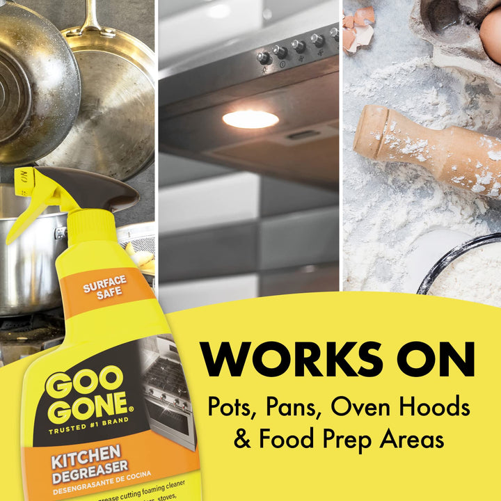 Goo Gone Kitchen Grease Cleaner, 14 Ounce