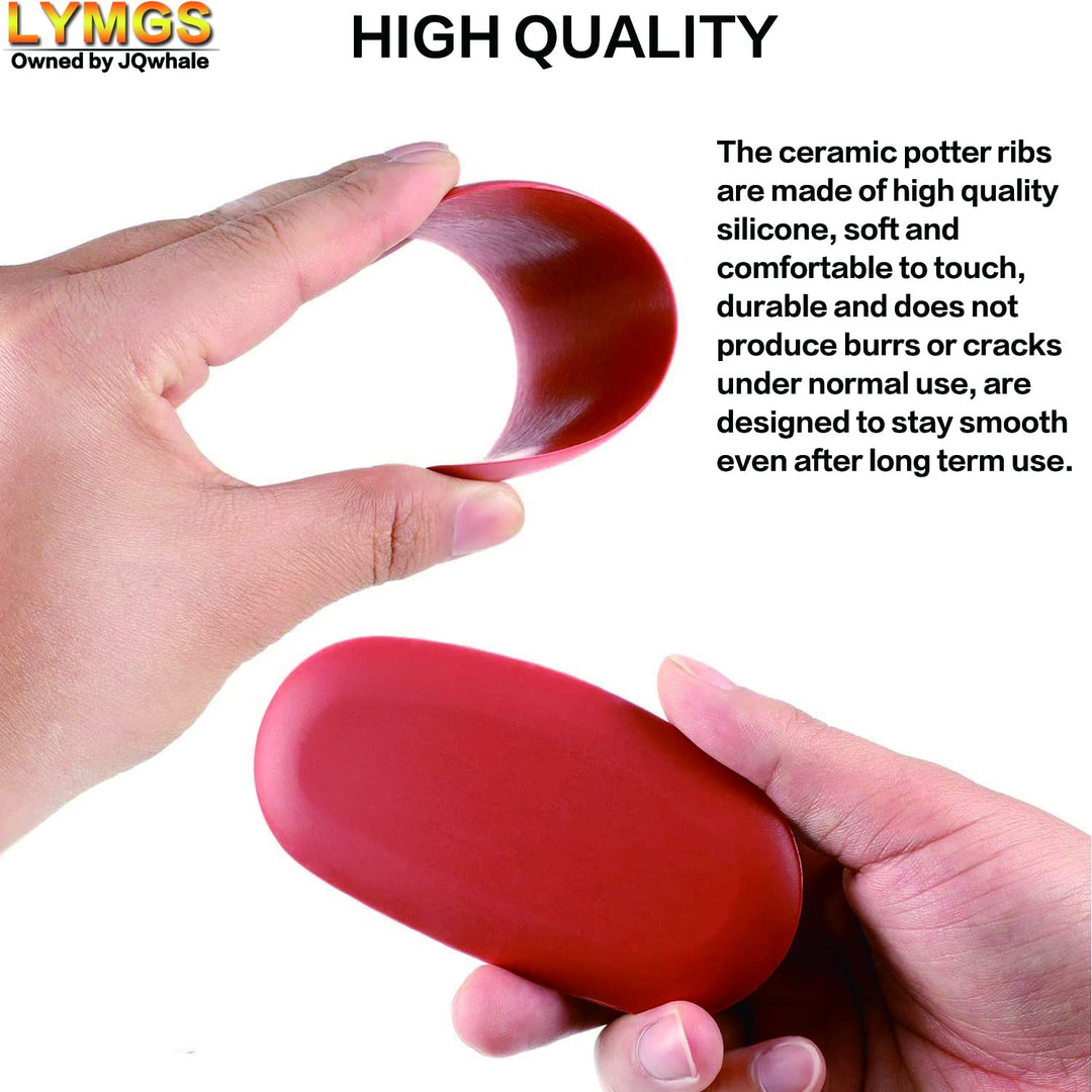 LYMGS Soft Silicone Pottery Clay Sculpt Tools Set, Smoo