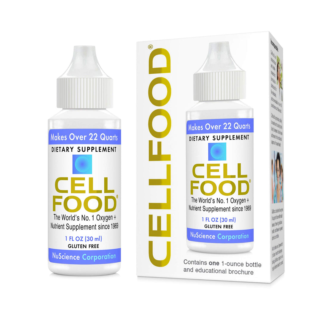 Liquid Concentrate, 1 fl oz - Oxygen + Nutrient Supplement - Supports Immune System, Energy, Endurance, Hydration &amp; Overall Health - Gluten Free, Non-GMO, Cert. Kosher - Makes Over 22 Quarts