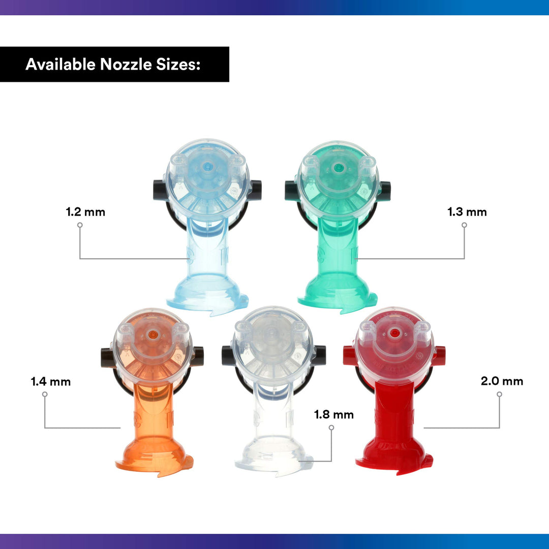 3M Accuspray Paint Spray Gun Nozzle Refills for PPS 2.0, 26618, 1.8 mm, Clear, Use with PPS 2.0 Spray Gun System for Like-New Paint Spray Performance, 4 Pack
