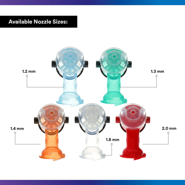 3M Accuspray Paint Spray Gun Nozzle Refills for PPS 2.0, 26618, 1.8 mm, Clear, Use with PPS 2.0 Spray Gun System for Like-New Paint Spray Performance, 4 Pack