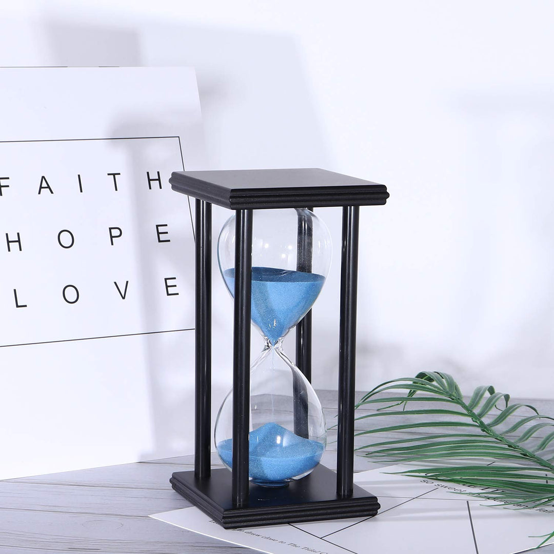 Hourglass Timer 30/60 Minutes Wood Sand Hourglass Clock