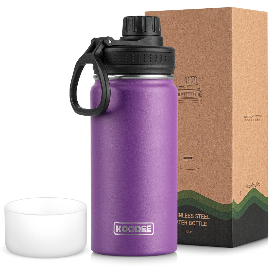 koodee Kids Water Bottle-16 oz Stainless Steel Double W
