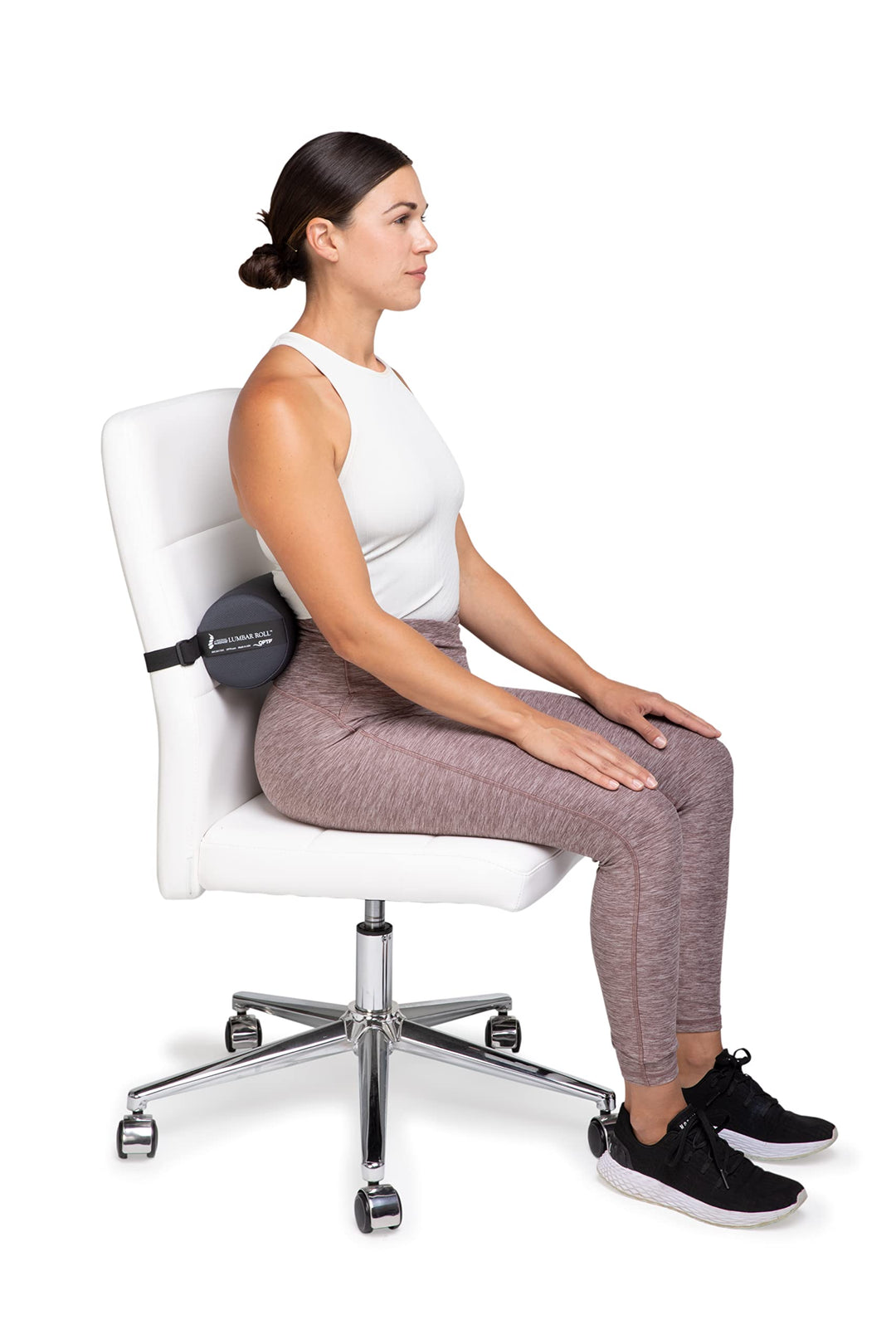 The Original McKenzie Lumbar Roll – USA-Made Low Back Lumbar Support for Office Chair &amp; Car Seat Back Support Cushion. The Preferred Lumbar Pillow by Physical Therapists - Firm Density