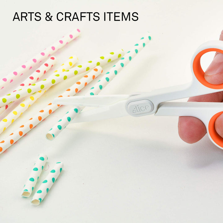 10544 Ceramic Scissors, Never Rusts, Finger Friendly, Food Grade, BPA,1 Pack, Rounded Tip