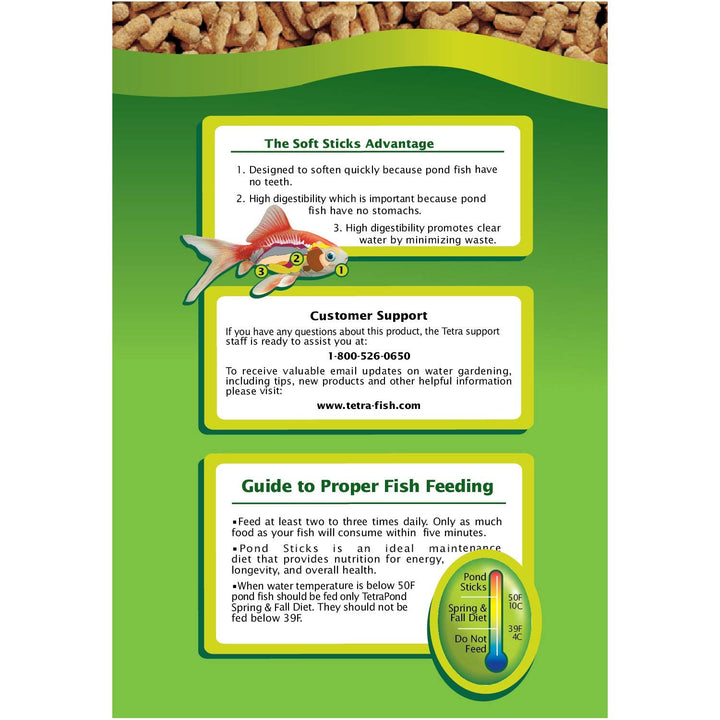Pond Pond Sticks 2.65 Pounds, Pond Fish Food, For Goldfish And Koi, 16357, 2.53 Pounds