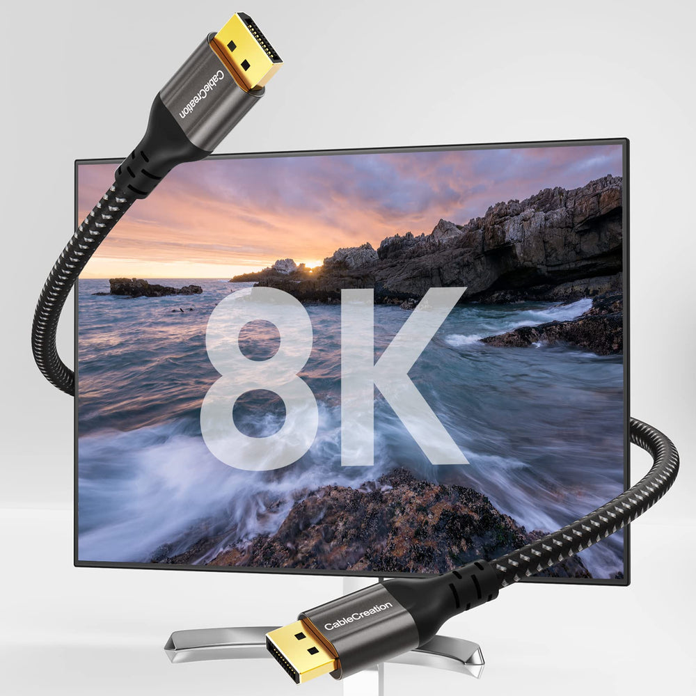 CableCreation 8K DisplayPort Cable 1.4, 6FT DP Cable,8K