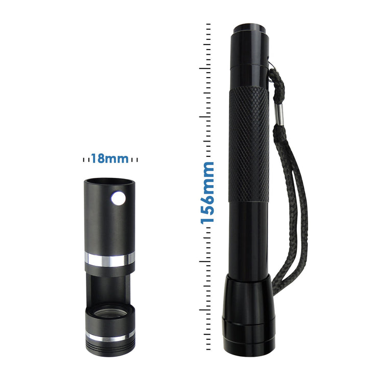 Professional 18mm 10x Handheld Optics Darkfield Loupe L