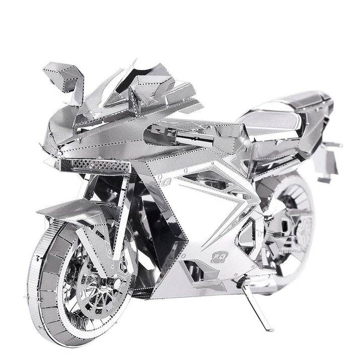 3D Metal Puzzles for Adults, DIY 3D Motorcycle Model Kits, Brain Teaser Puzzles for Teen Students Men Craft Kits Toys, Great Birthday Gifts, 72 Pcs
