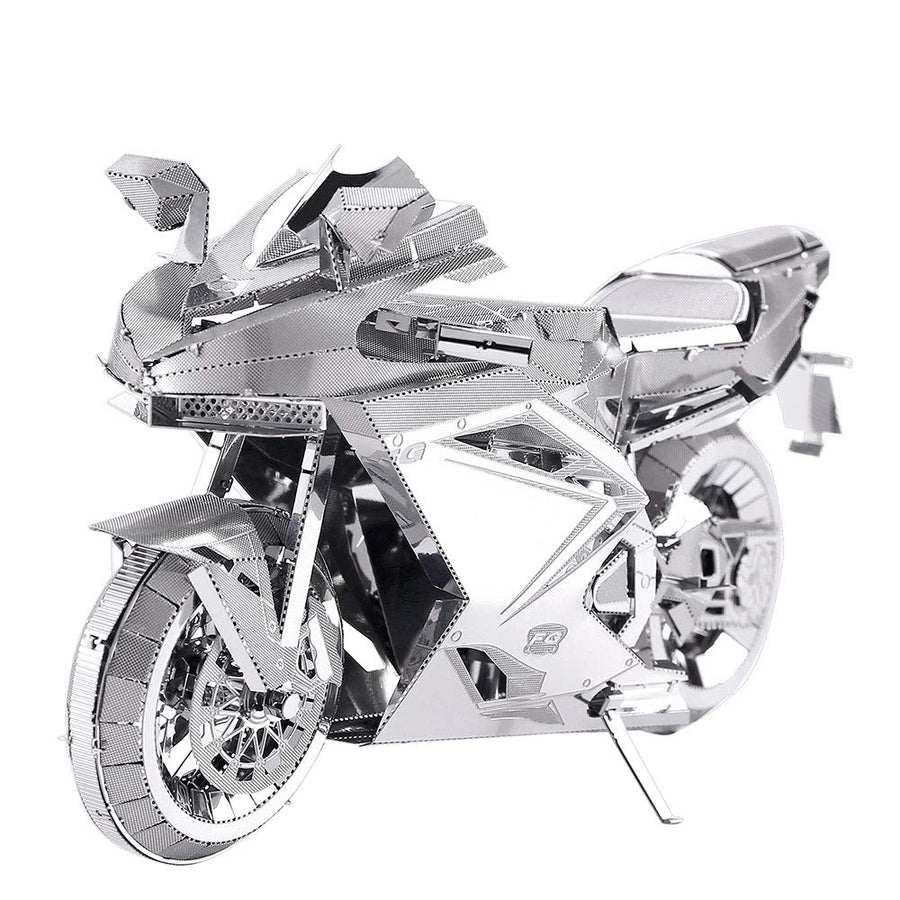 3D Metal Puzzles for Adults, DIY 3D Motorcycle Model Kits, Brain Teaser Puzzles for Teen Students Men Craft Kits Toys, Great Birthday Gifts, 72 Pcs