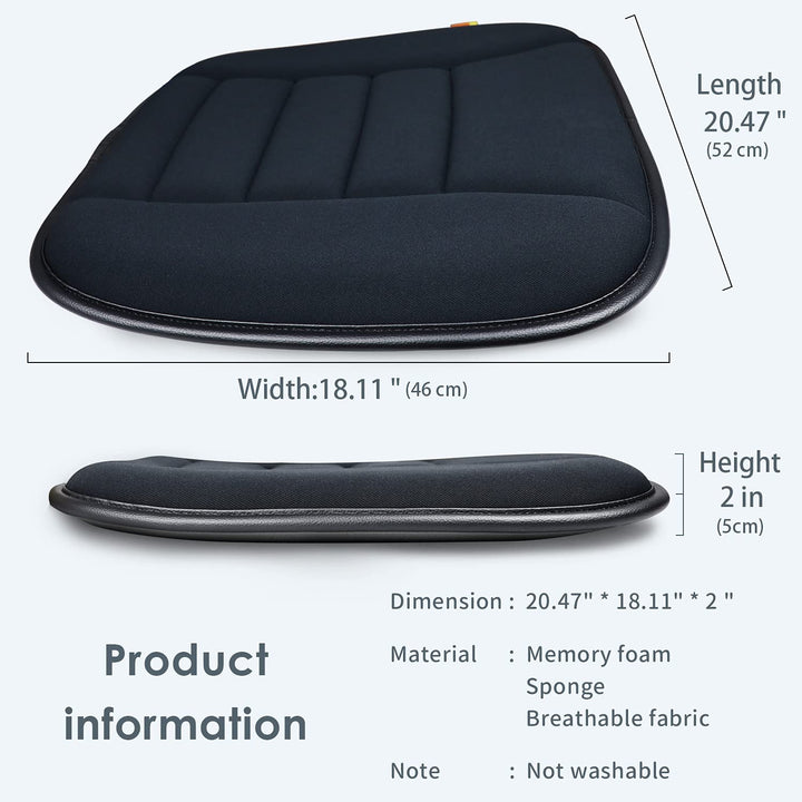 RaoRanDang Thick Seat Cushion Memory Foam Car Seat Cush