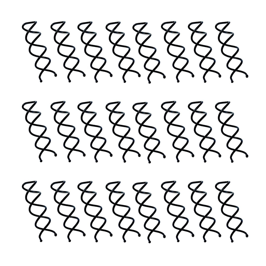 Aoyoho 50 Pack Hair Spin Pin Spiral Bobby Hair Pins Spin Pins Twist Screw Hair Pins