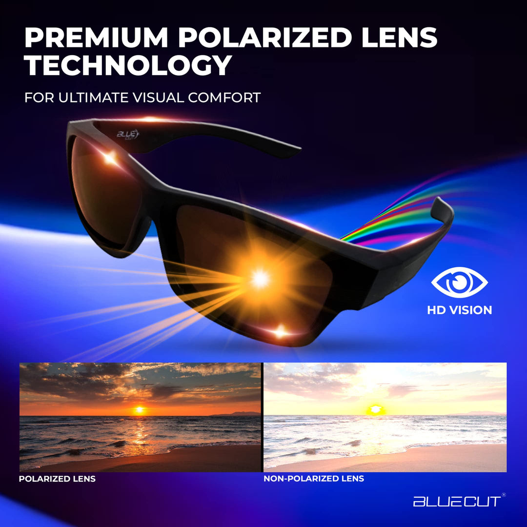 Fit Over Polarized Sunglasses Driving Clip-on Over Glasses, Solar Shield Sunglasses Over Prescription Glasses