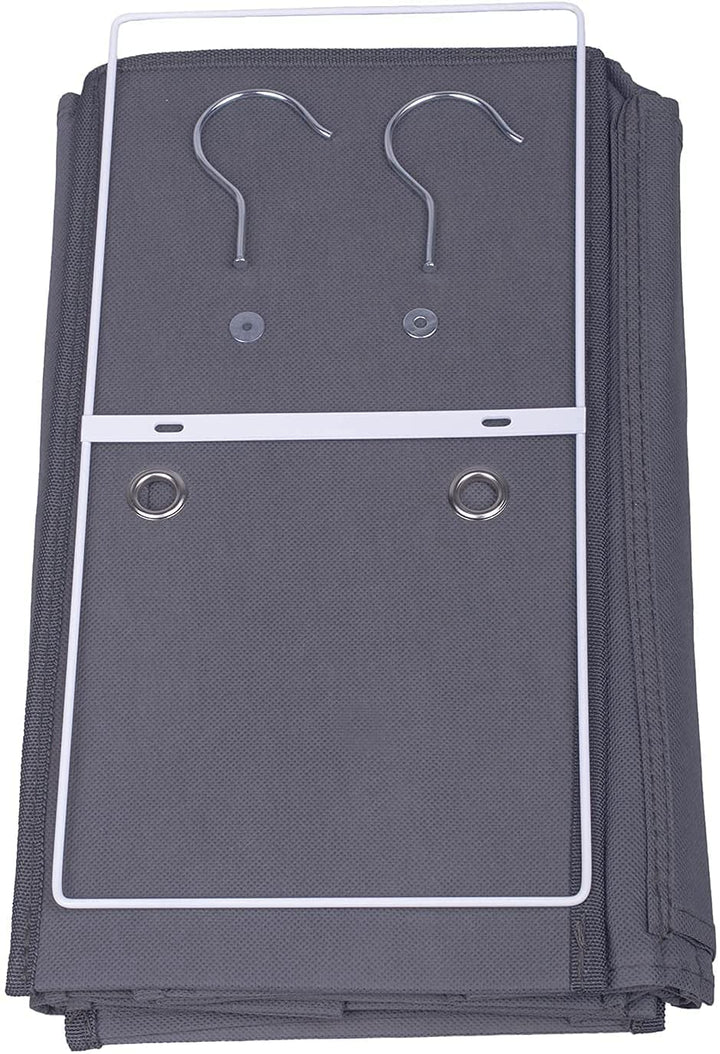 Hanging Purse Handbag Organizer Wardrobe Closet Organizer Nonwoven 10 Pockets Hanging Closet Storage Bag with 360 Degree Swivel Hook