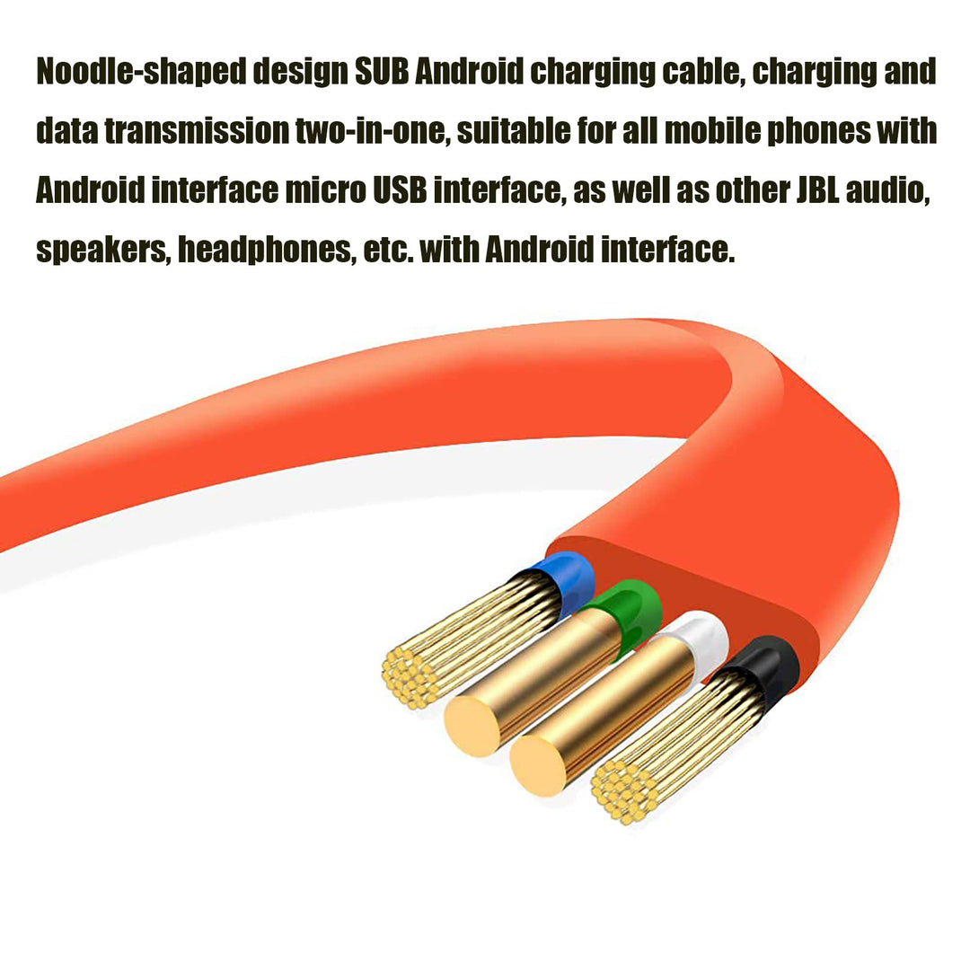 Charging Cable Micor USB Charger Power Cord Compatible with JBL Flip 4 3 2 Charge 3 2 2+ Plus Clip 3 2 Pulse 3 2 GO GO2 Trip Wireless Speaker