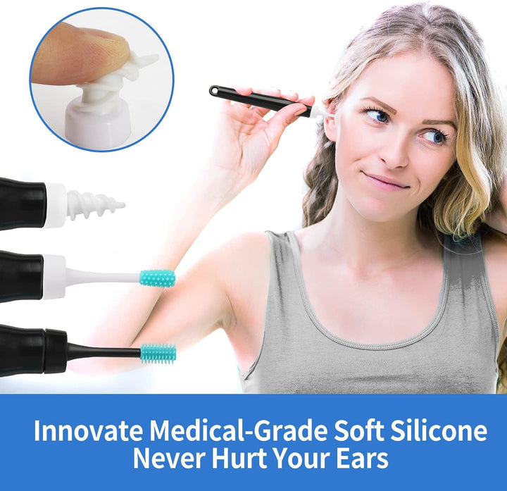 Q-Grips-Earwax-Remover Ear Wax Removal Tool Silicone Ea