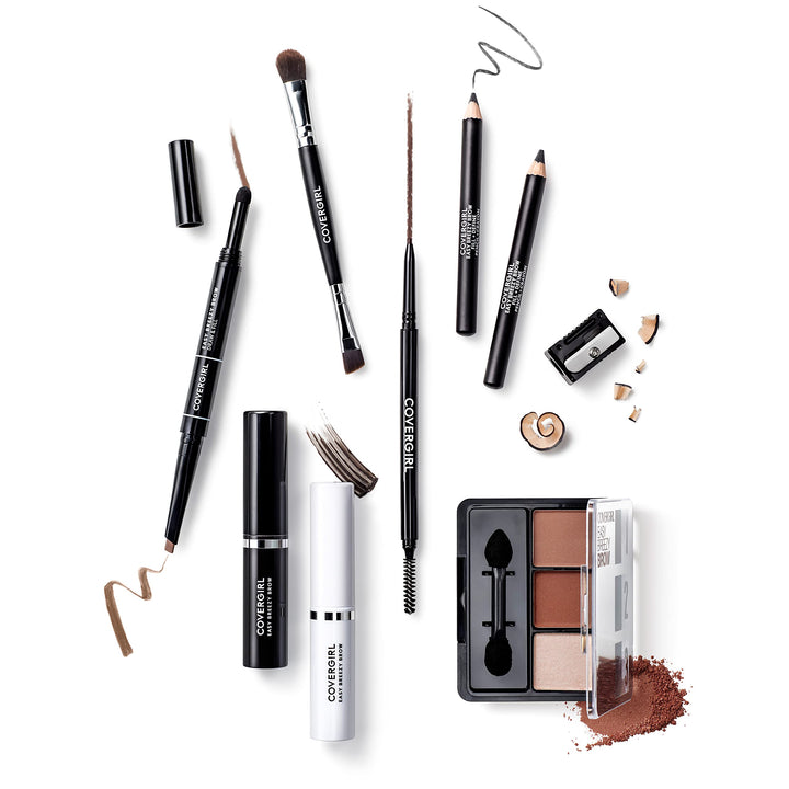 Cover Girl Brow and Eye Makers Brow Shaper and Eyeliner, Midnight Brown - 2 each