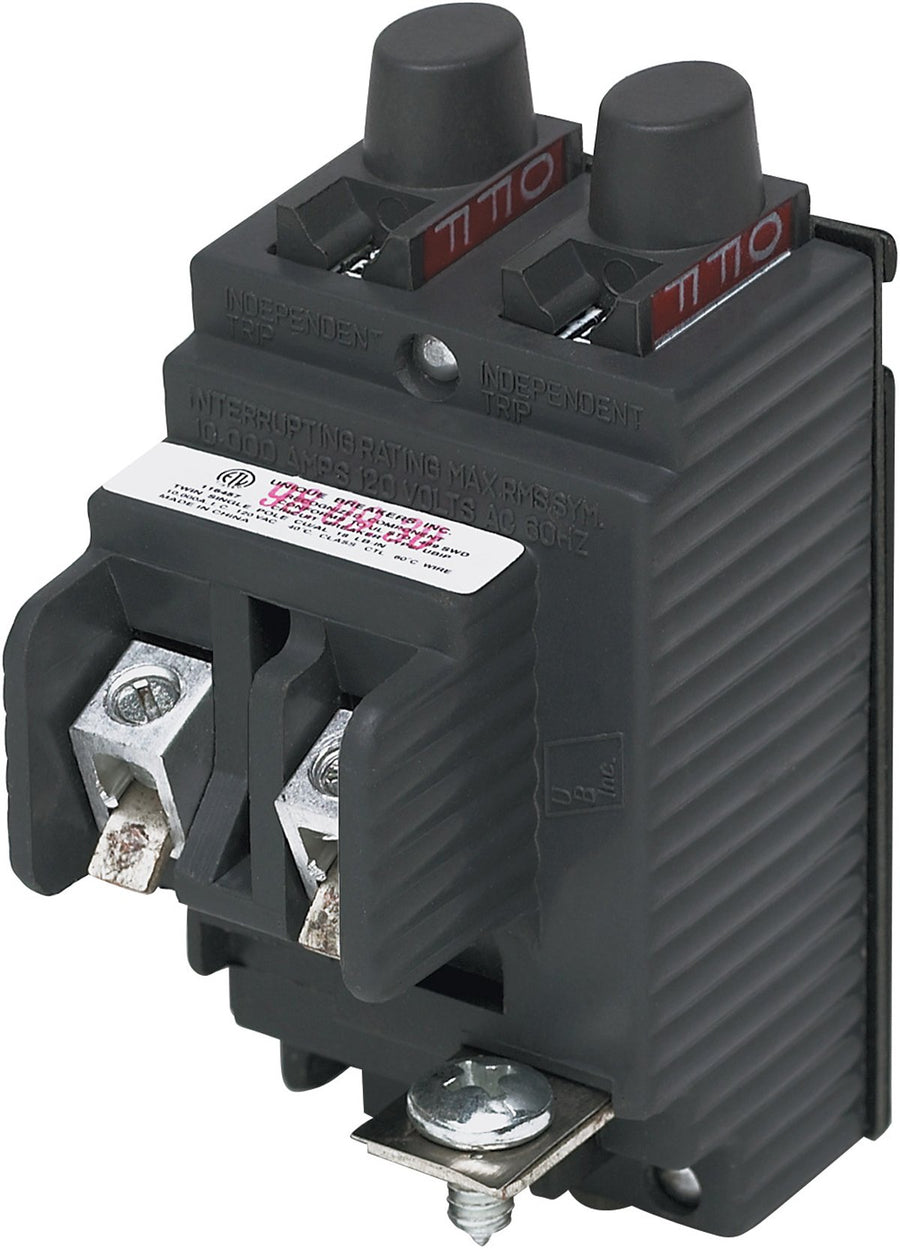 UBIP2020 Pushmatic Circuit Breaker, Two-1-Poles 20-Amp