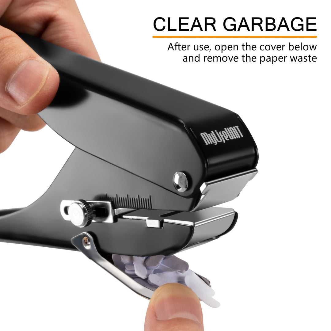 Badge Hole Punch, Slot Puncher for Id Card, PVC Slot and Paper, Heavy-Duty Hole Punch for Pro Use