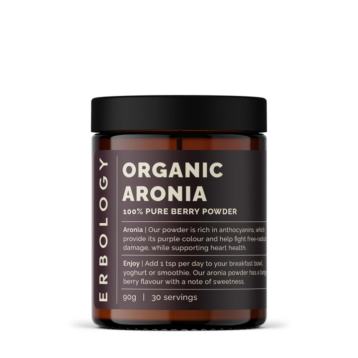 Erbology Organic Aronia Berry Powder 3.2 oz - 30 Servin