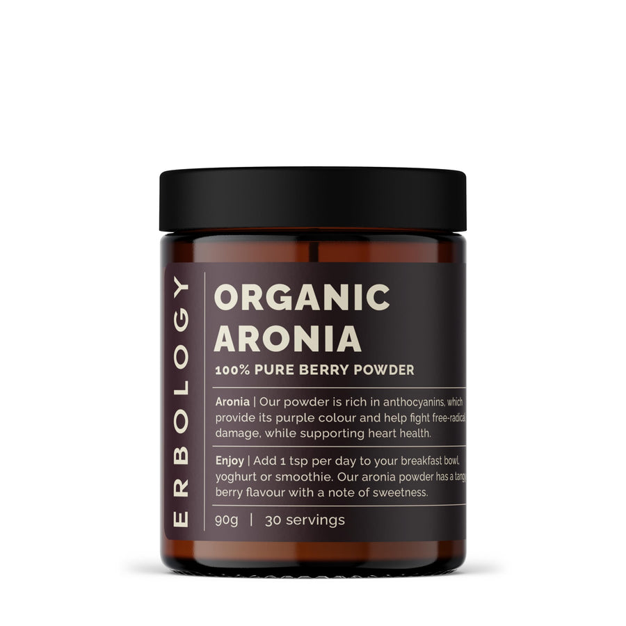 Erbology Organic Aronia Berry Powder 3.2 oz - 30 Servin