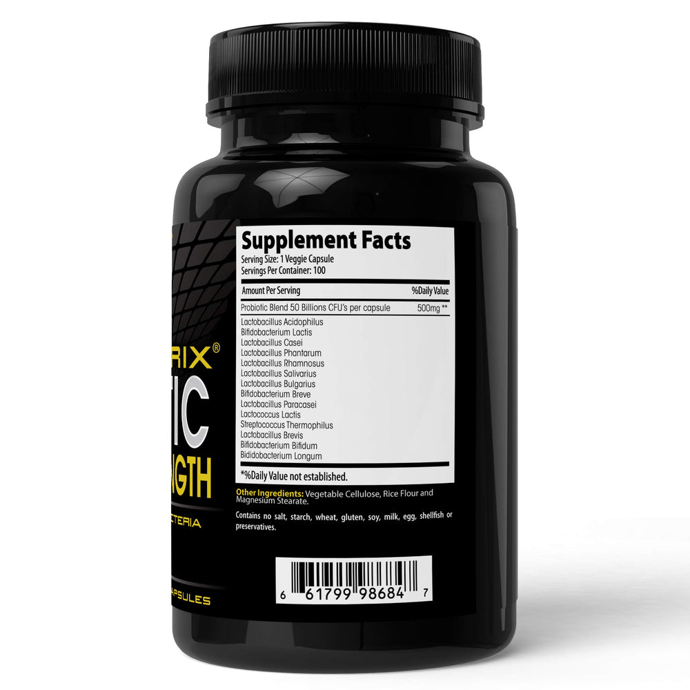 Probiotic Maximum Strength 50 Billion Per Capsule Multi-Strain 100 Capsules