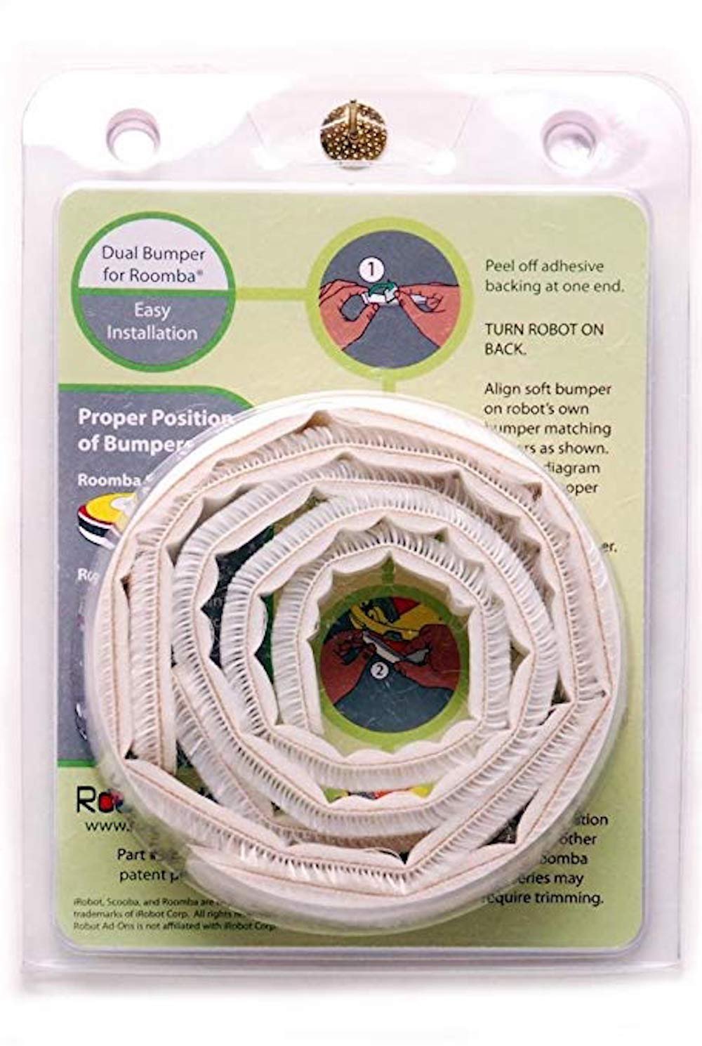 Dual Ultra-Soft Bumper for Roomba