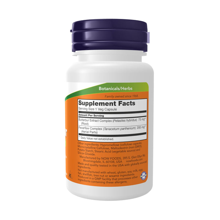 Supplements, Butterbur with Feverfew, Neurological Support*, 60 Veg Capsules