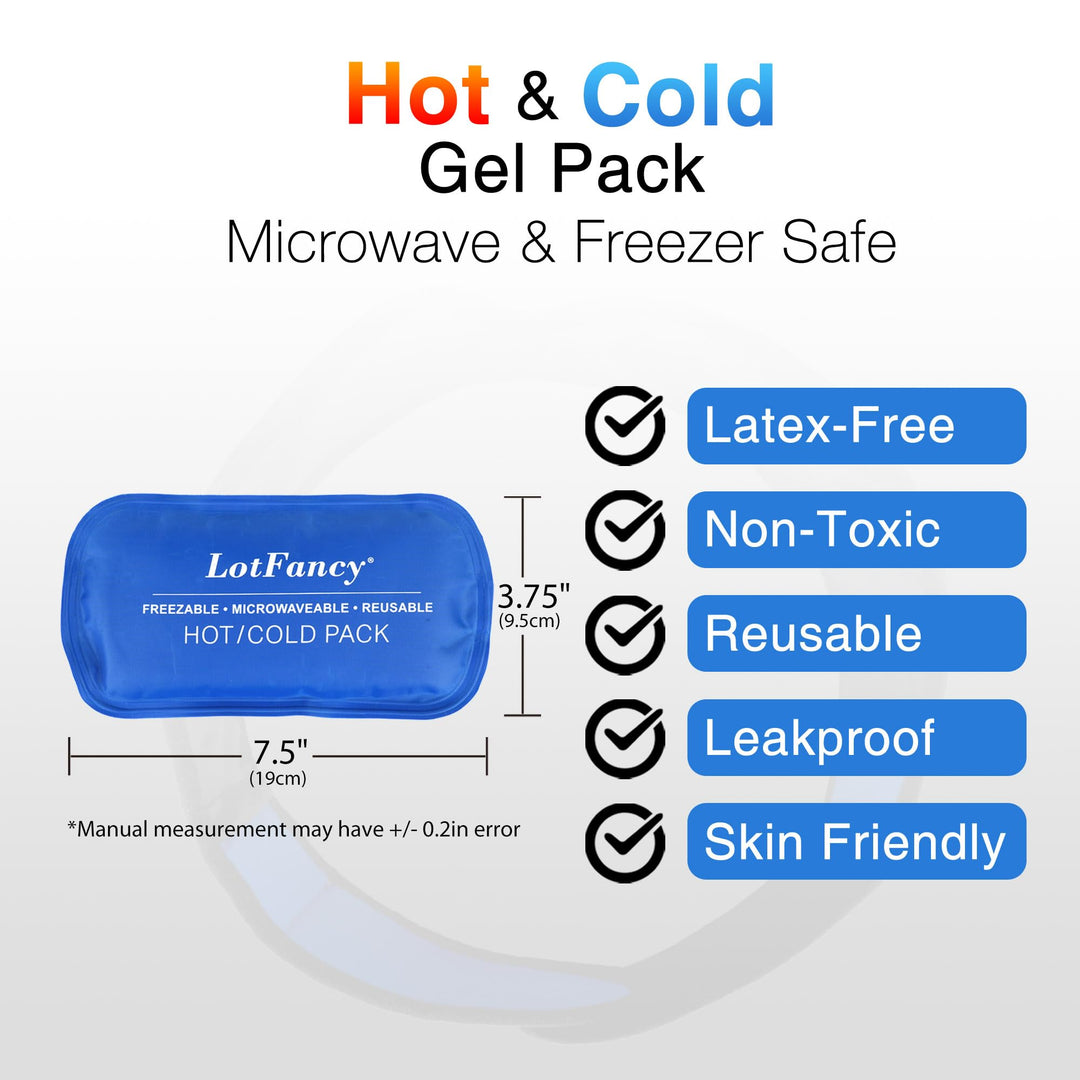 LotFancy Face Ice Pack Wrap for TMJ, Wisdom Teeth, with