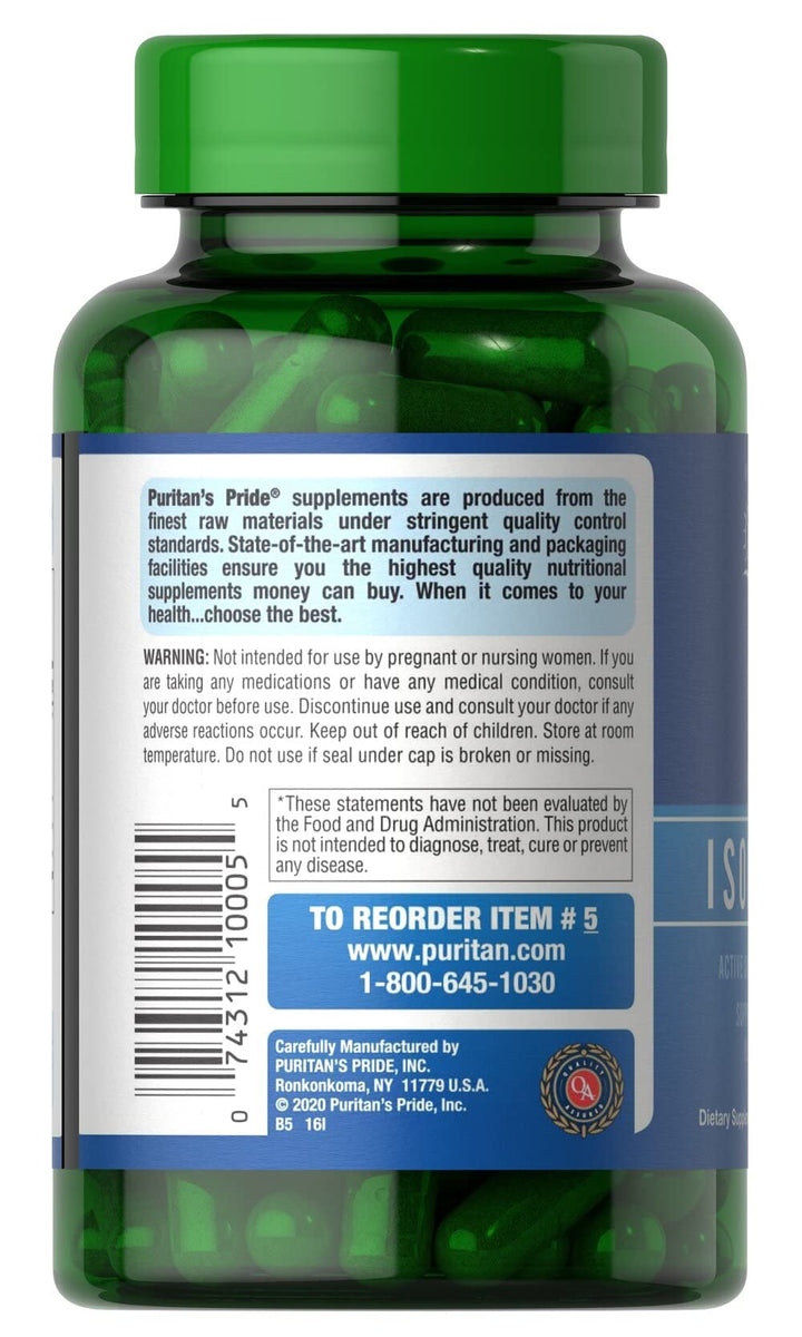 Puritan&#39;s Pride Non-GMO Soy Isoflavones Capsule