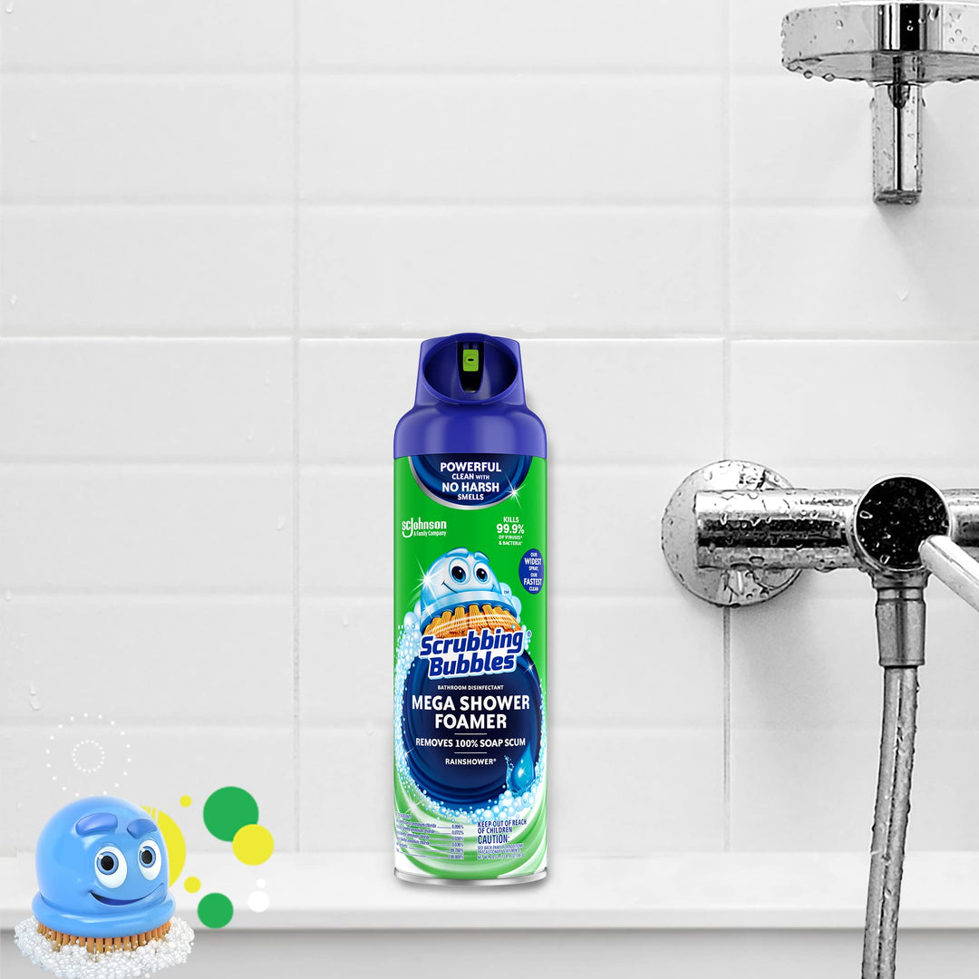 Scrubbing Bubbles Mega Shower Foamer Aerosol, 20 oz (2 