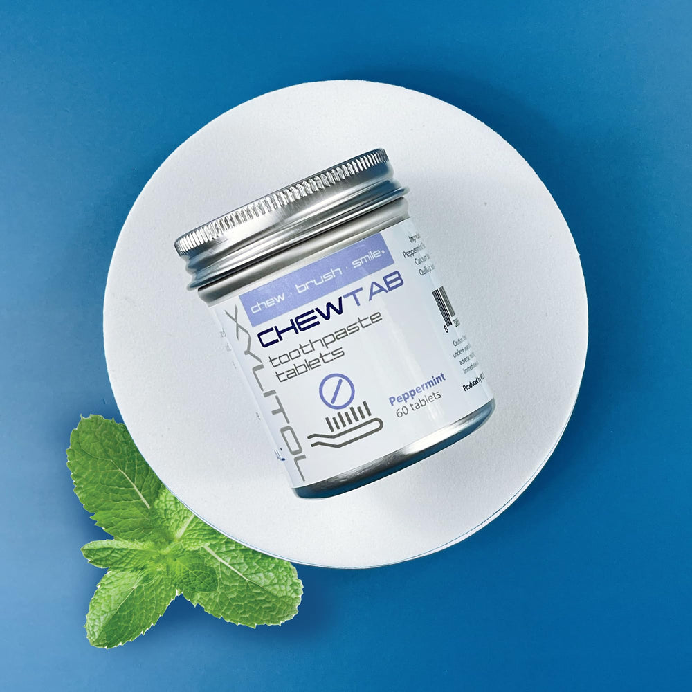 Chewtab Toothpaste Tablets, Peppermint, Zero Waste Refi