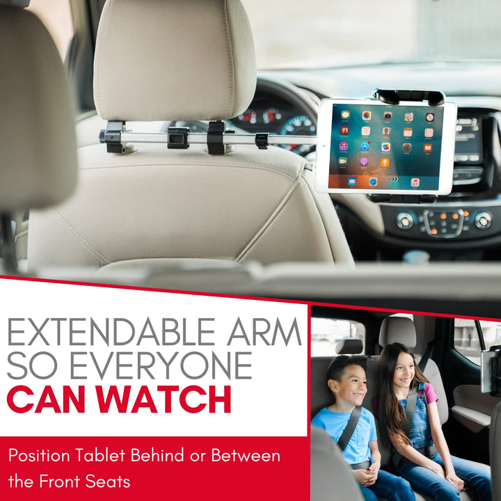 Macally Tablet Holder for Car Headrest - Adjustable iPa