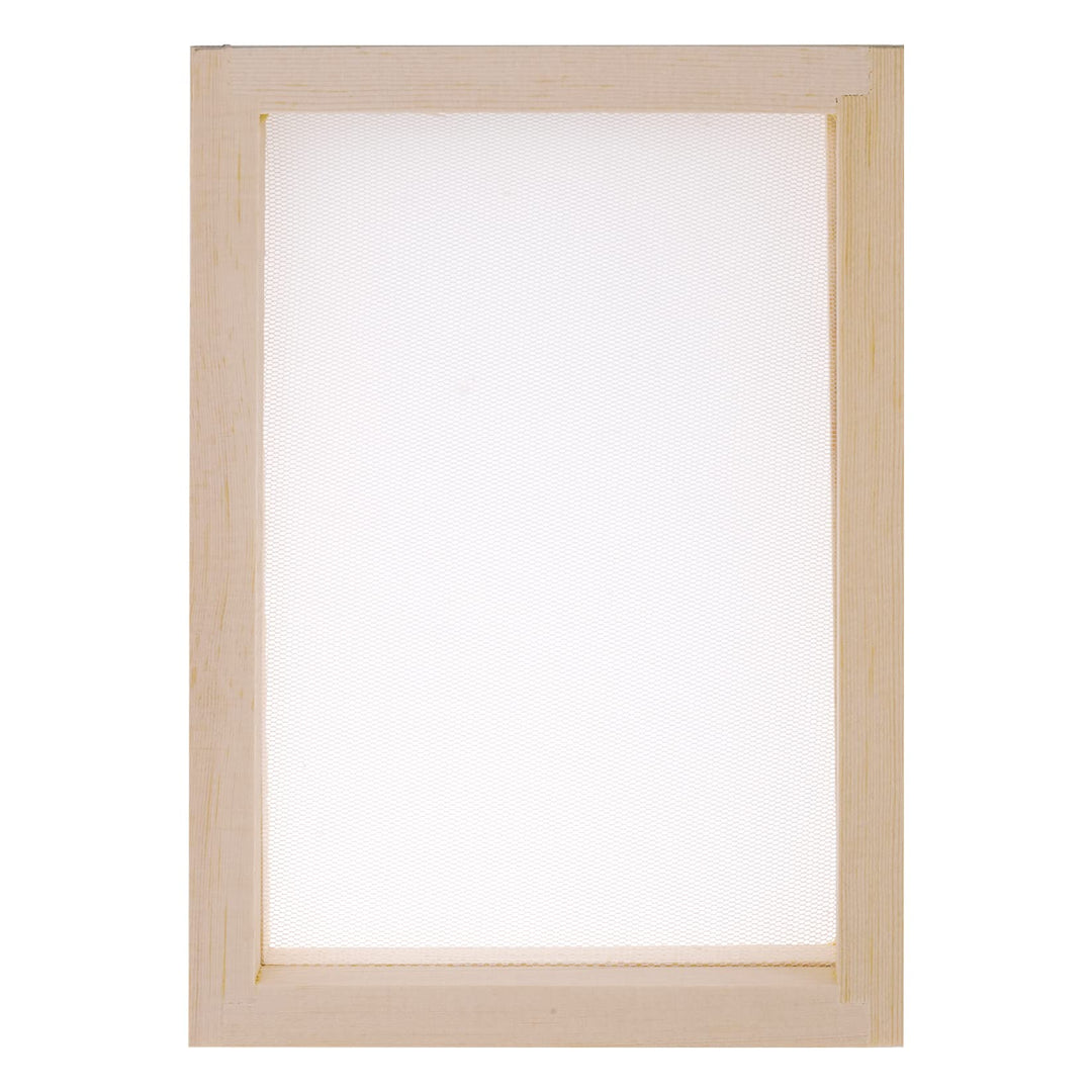 10pcs Paper Making Screen Kit Wooden Paper Making Mold Frame 5 x 7 inch Wood Screen Printing Frame with Mesh and Cloth for DIY Paper Craft Making Handcraft (5x7inch)