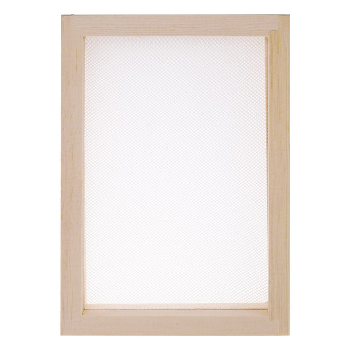 10pcs Paper Making Screen Kit Wooden Paper Making Mold Frame 5 x 7 inch Wood Screen Printing Frame with Mesh and Cloth for DIY Paper Craft Making Handcraft (5x7inch)