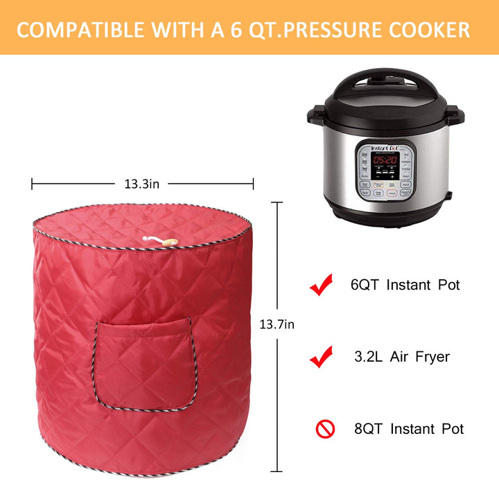 Air Fryer Cover Also for 6 Quart Instant Pot and Electr
