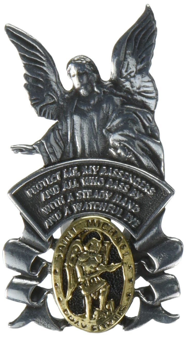 Guardian Angel (Abbey &amp; CA Gift) Auto Visor Clip, St. Michael