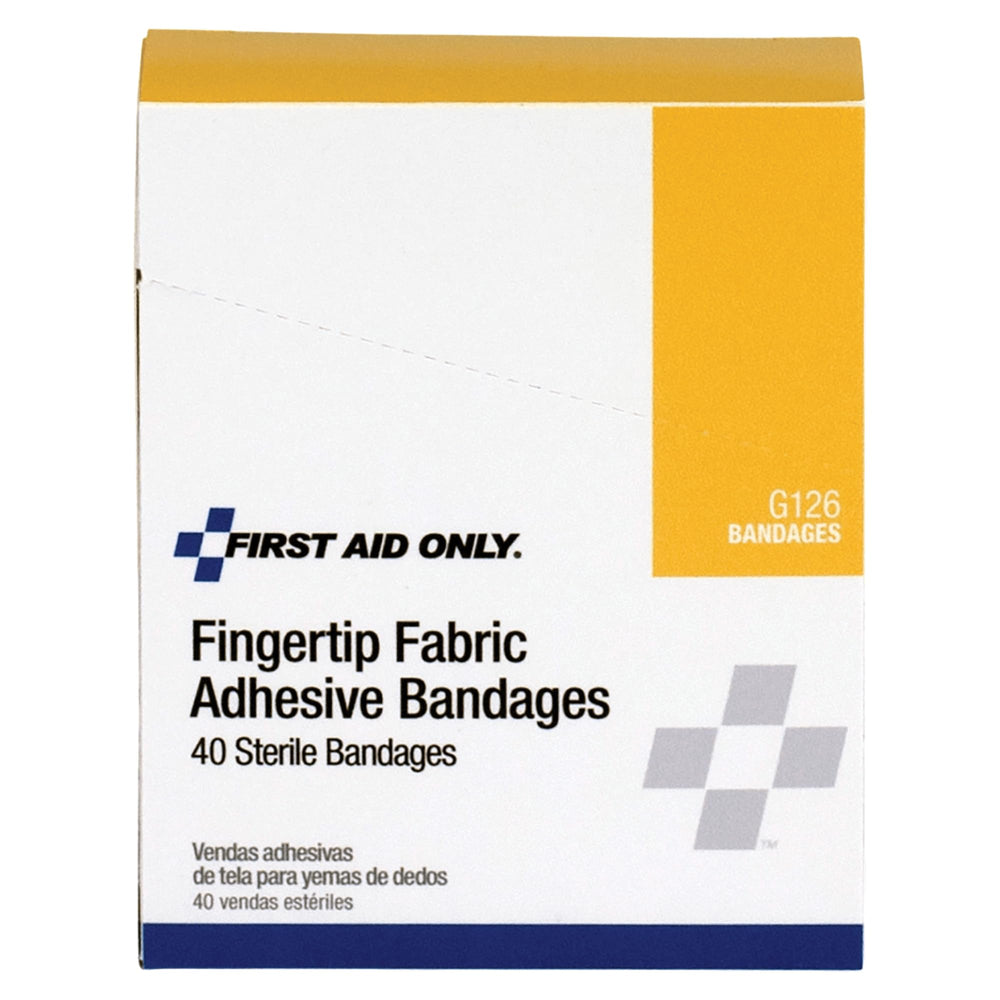 First Aid Only 1-3/4 X 2 Fingertip Fabric Bandage, 40 C