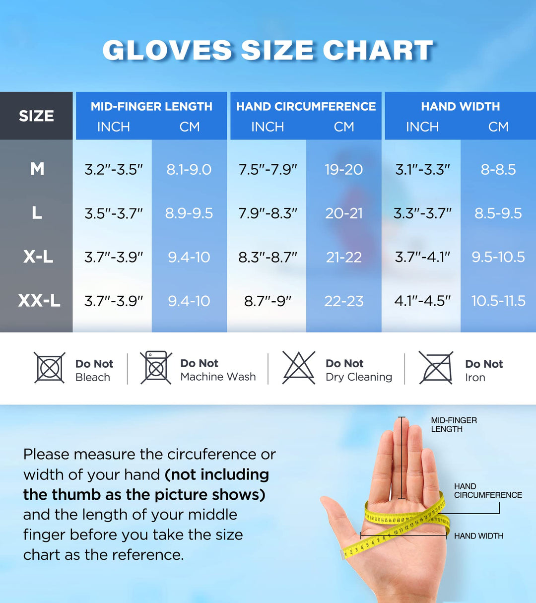 -10? Winter Gloves Men Women, 10 Touchscreen Fingers Snow Ski Gloves, Waterproof Cold Weather Gloves