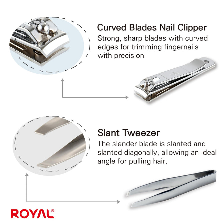 ROYAL [Made in Korea] Nose Hair Trimmer for Men Set, Bi