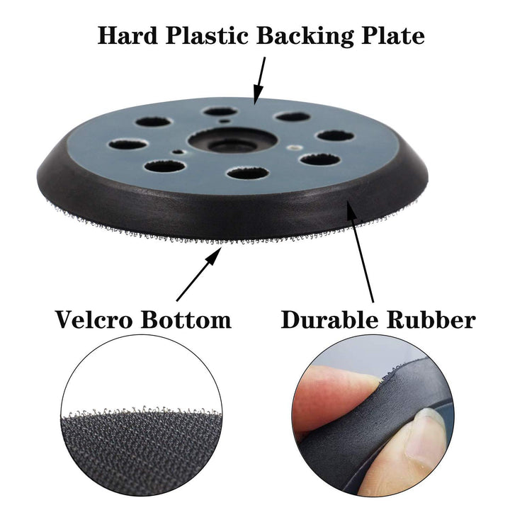 5-Inch Sander Backing Replacement Pad for D26451,D26453,DW421 DW423,Compatible with DeWalt Orbital Palm Sander DW4388
