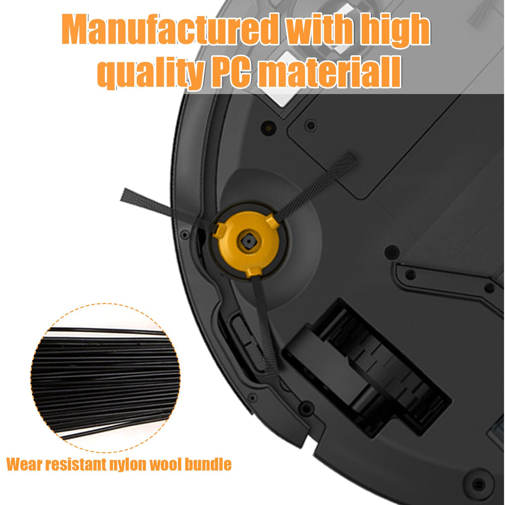 3-Packs Replacement Parts Side Brushes for Ecovacs DEEBOT N79S N79 DN622 DN620 Robotic Vacuum Cleaner,Sweeping Robot Accessories