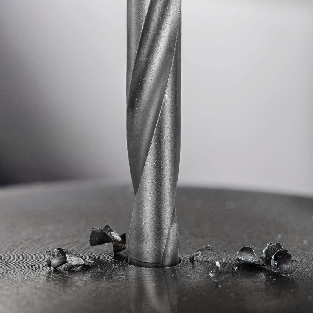 5mm Cutting Dia Cemented Carbide Twist Extra Long Drill Bit with Round Straight Shank for Hardened Steel Stainless Steel, 120mm Length 4 Pcs