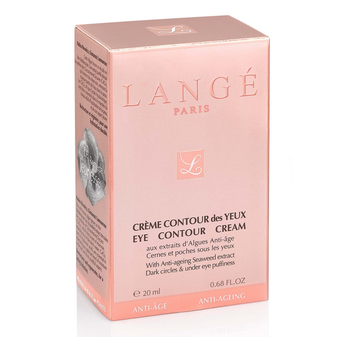 LANGE Eye Contour Cream - Cares For Skin Around Eyes - Diminishes Appearance Of Dark Circles - Protects Delicate Facial Tissues - Revitalizes And Comforts Skin - Quick Penetrating Formula - 0.7 Oz