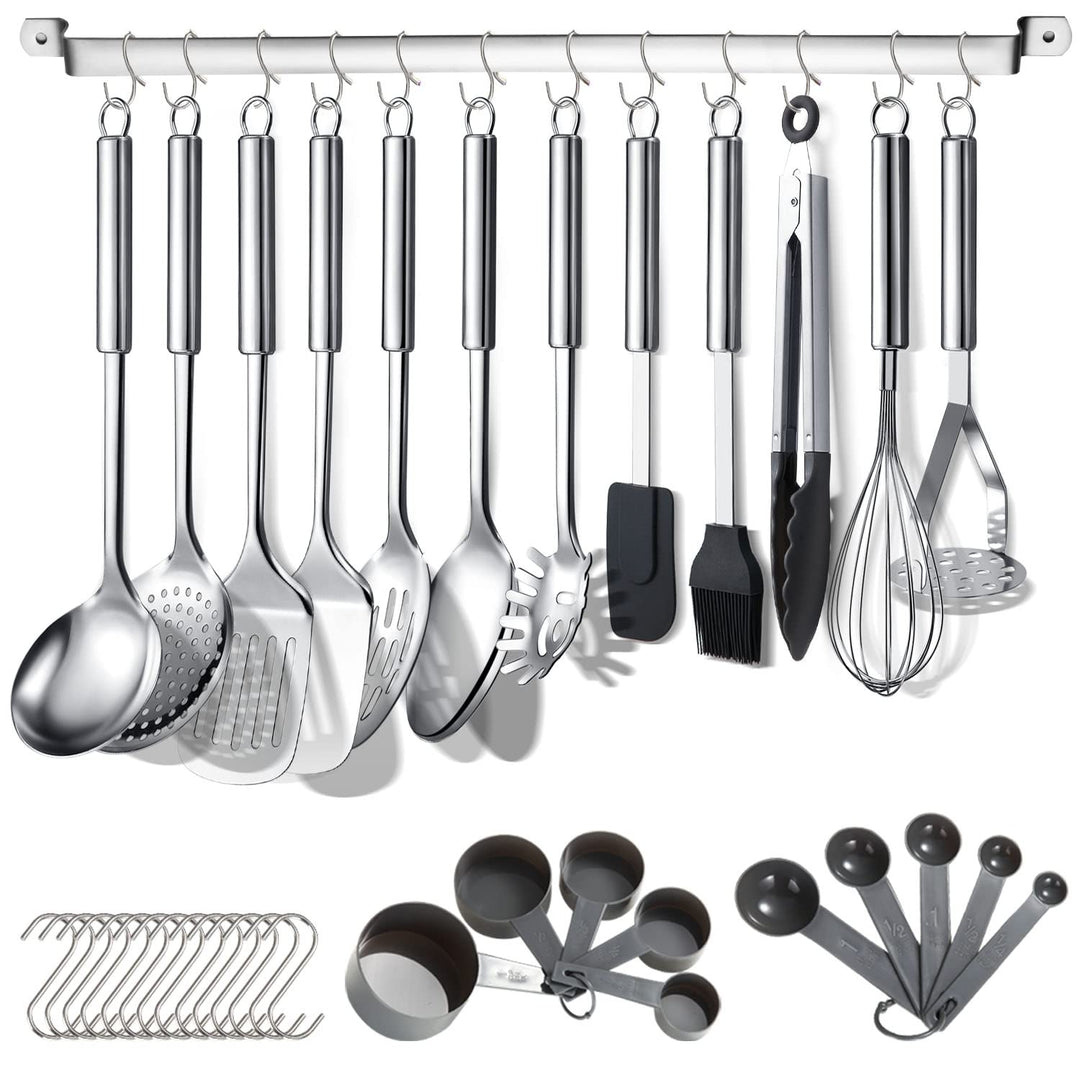 Berglander Rose Gold Handle Kitchen Utensils Set 38 Pie