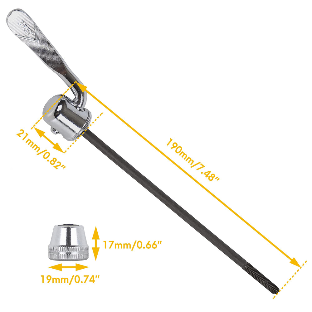 Bike Trainer Quick Release Skewer - Bike Rear Wheel Quick Release Replacement Axle for Road or Mountain Bicycle Indoor Trainer - Strong & Safe to Use