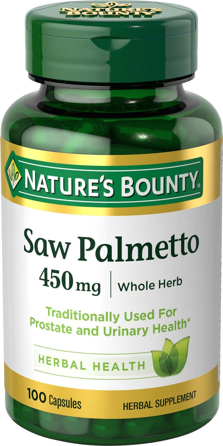Nature&#39;s Bounty Saw Palmetto, Herbal Health Sup