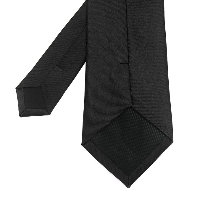 Murong Jun Men&#39;s Ties Solid Color Pure Polyeste
